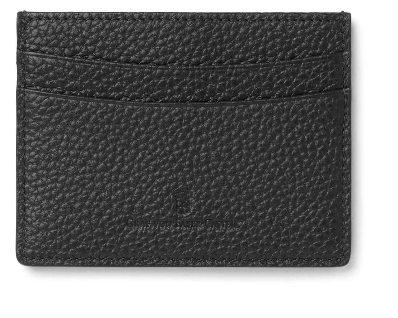 Graf-von-Faber-Castell - Porte-cartes de crédit double face, Cashmere, noir