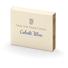 Graf-von-Faber-Castell - 6 cartouches, Bleu Cobalt