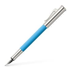 Graf-von-Faber-Castell - Stylo-plume Guilloché Bleu Azur B