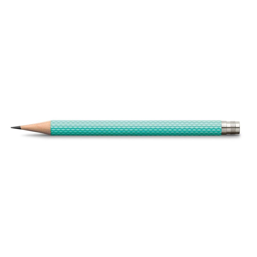 Graf-von-Faber-Castell - 3 crayons graphite de poche Guilloché, Turquoise
