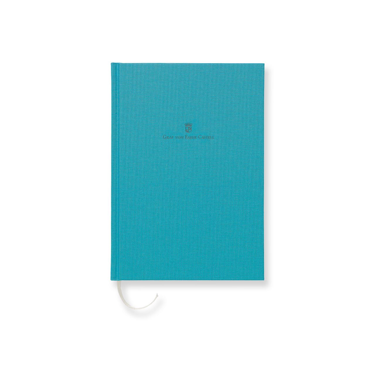 Graf-von-Faber-Castell - Cahier relié en lin A5, Turquoise